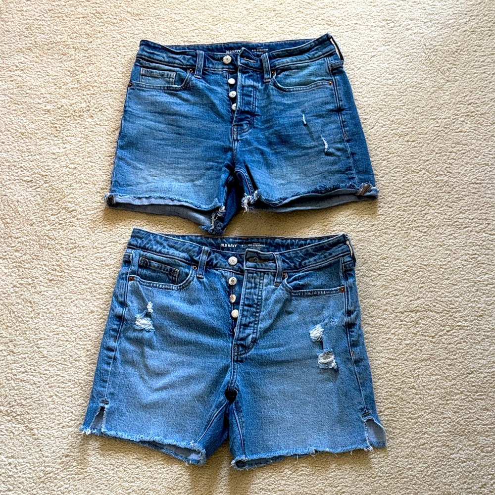 Woman’s Old Navy High Rise OG Straight Jean Shorts